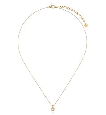 Naszyjnik z kwiatkiem i perełką NSY0787