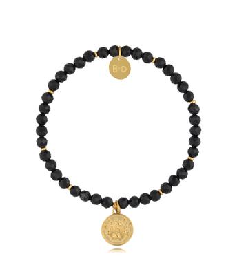 Bransoletka czarna z turmalinami Biskira BTW2217