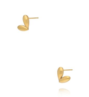 Kolczyki sztyfty w kształcie serca KSY0691