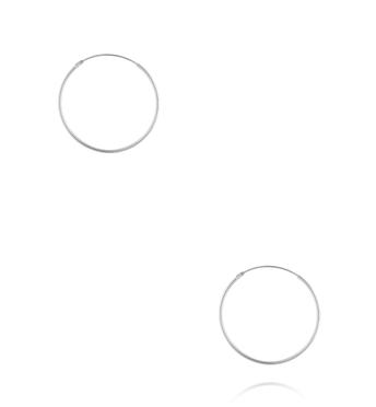 Kolczyki koła srebrne KCA0179