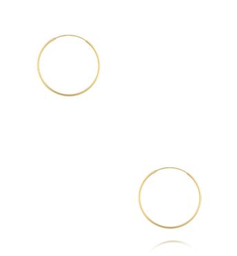 Kolczyki koła złote KCA0182