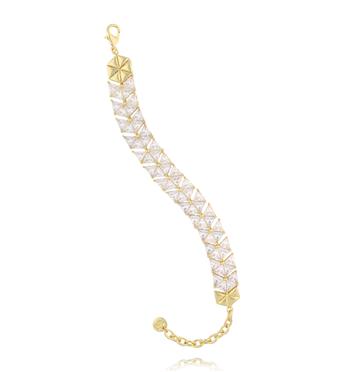 Bransoletka z geometrycznymi kryształami BSS0274