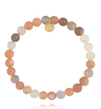 Bransoletka z kamienia słonecznego i księżycowego BTW3718