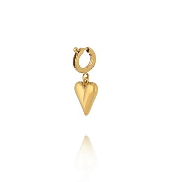 Charms wydłużone złote serce CHA0092