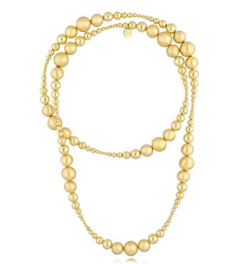 Naszyjnik złoty z kulkami długi Aegean Dream NRG0529