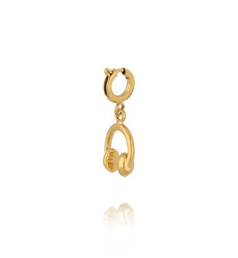 Charms złote słuchawki CHA0264