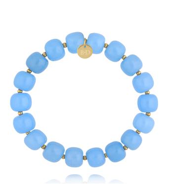 Bransoletka z niebieskimi jadeitami BPA0664