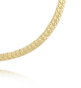 Choker złoty geometryczny NS0414