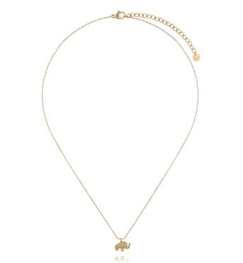 Naszyjnik ze słonikiem złoty NSY0781