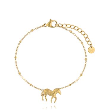 Bransoletka z koniem złota BEA0036