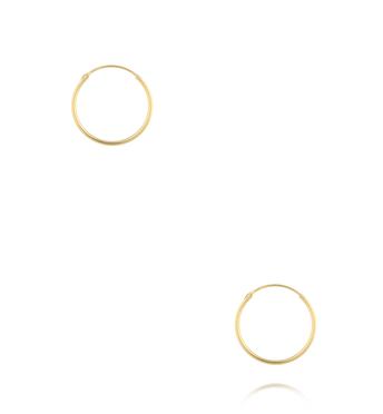 Kolczyki koła złote KCA0178