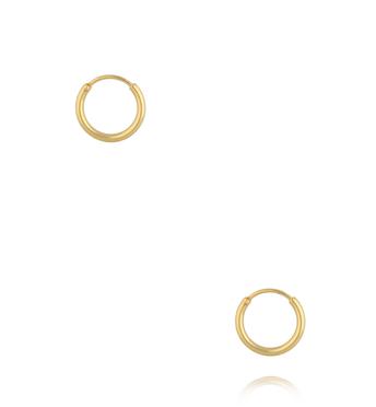 Kolczyki klasyczne złote kółka 16 mm KSA2522