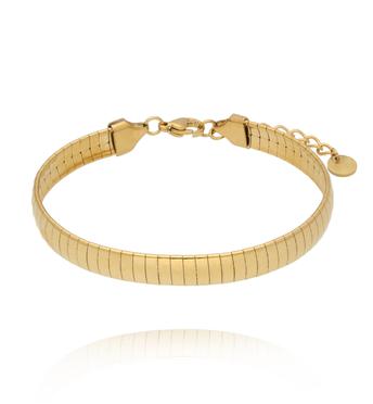 Bransoletka złota typu żmijka BSY0405