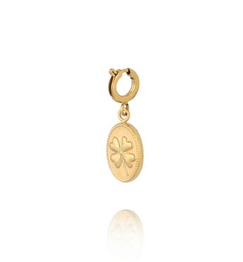 Charms medalion z Czterolistną Koniczyną CHA0014
