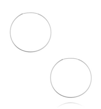 Kolczyki koła srebrne KCA0185