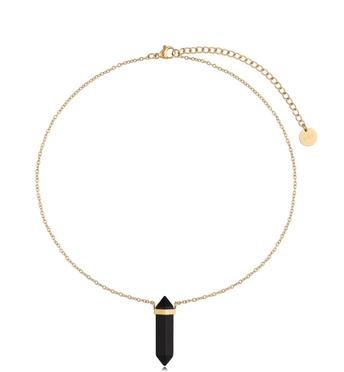 Naszyjnik z obsydianem Summer Breeze dostawa NLB0178