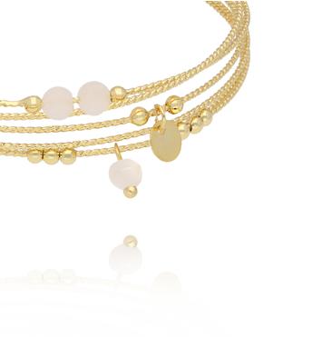 Bransoletka potrójna złota obręcz BRG0279