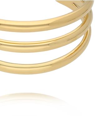 Bransoletka obręcz złota potrójna BSY0468