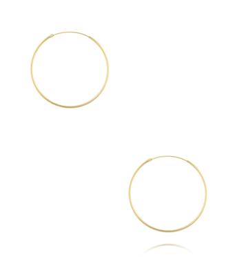 Kolczyki koła złote KCA0184