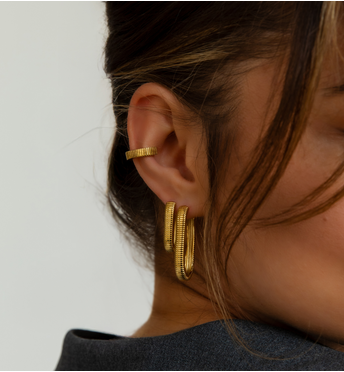 Zestaw złotych kolczyków Z0522