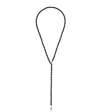 Naszyjnik czarny Renee NPA0730