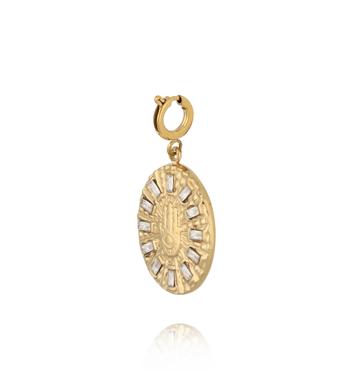 Charms Hamsa z kryształowymi cyrkoniami CHA0056