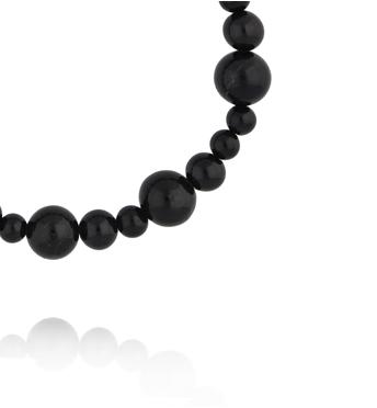 Bransoletka z naturalnego czarnego turmalinu BPA0627