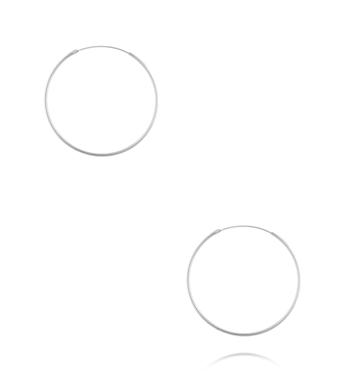 Kolczyki koła srebrne KCA0183