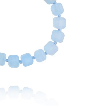 Bransoletka z błękitnych jadeitów Aquamarine II BPA0703