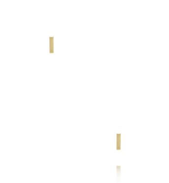prostokątne minimalistyczne złote KCA0078