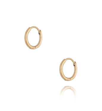 Kolczyki złote małe kółeczka Basic KSA0155