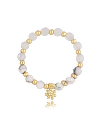 Pierścionek z howlitami Anke PSC0312