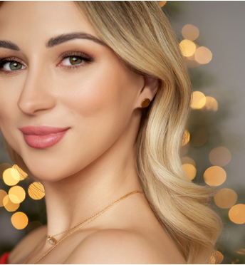 Kolczyki złote dyski ze stali szlachetnej KSA0058