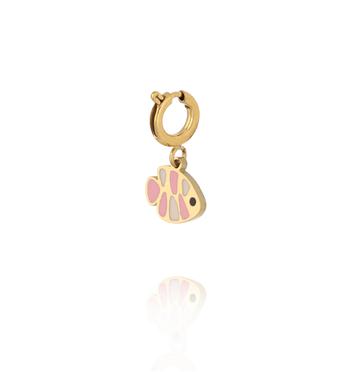 Charms złota rybka z emalią CHA0187