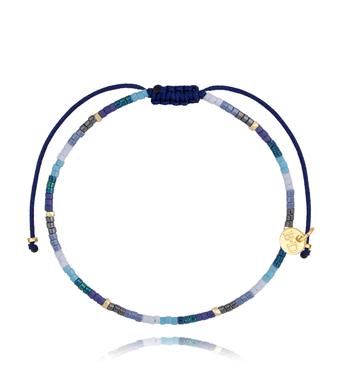 Bransoletka granatowa z koralikami Miyuki San Francisco BSC1307