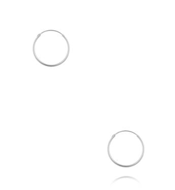 Kolczyki koła srebrne KCA0177