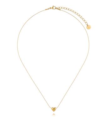 Naszyjnik z subtelnym sercem w kolorze złota NSY0935