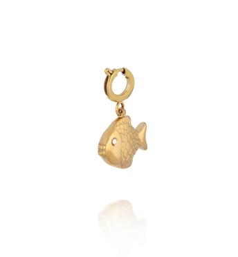 Charms Złota Rybka z cyrkonią  CHA0049