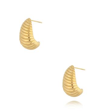 Kolczyki złote skręcane Twist KSA1061