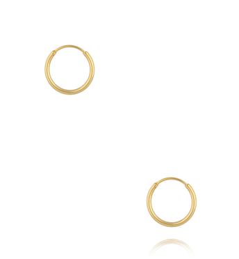 Kolczyki klasyczne złote kółka 20 mm KSA2523