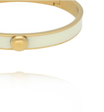 Bransoletka obręcz emaliowana pastelowa BSA0991