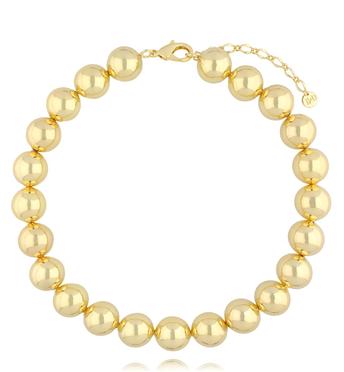 Naszyjnik złoty z kulkami Allegra NRG0523