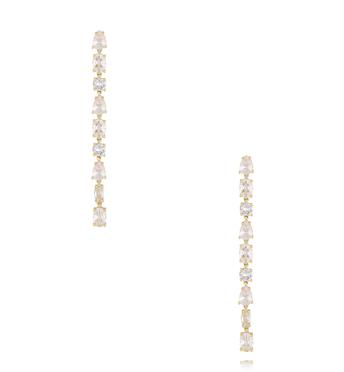 Kolczyki długie z cyrkoniami KSS2172