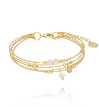 Bransoletka potrójna złota obręcz BRG0279