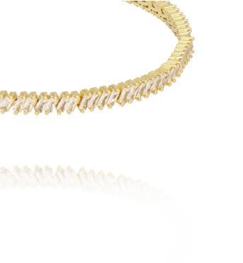 Bransoletka typu tennis z cyrkoniami w formie obręczy BSS0263