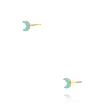Kolczyki księżyce miętowe KSY0483