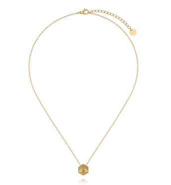 Naszyjnik z zawieszką pszczoły w złotym wykończeniu NSY0905