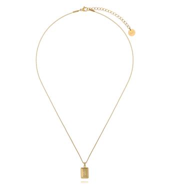 Naszyjnik z literką S złoty NSA1509