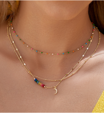 Naszyjnik multicolor Fayola NSC0345