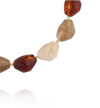 Naszyjnik z nieregularnych elementów Natural Balance NEU0003